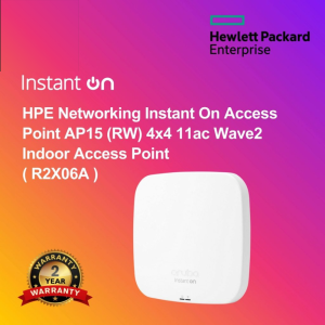 HPE Networking Instant On Access Point AP15 (RW) 4x4 11ac Wave2 Indoor Access Point ( R2X06A )