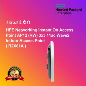 HPE Networking Instant On Access Point AP12 (RW) 3x3 11ac Wave2 Indoor Access Point ( R2X01A )
