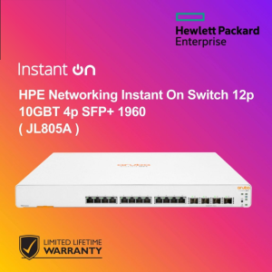 HPE Networking Instant On Switch 12p 10GBT 4p SFP+ 1960 ( JL805A )