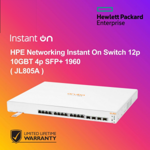 HPE Networking Instant On Switch 12p 10GBT 4p SFP+ 1960 ( JL805A )