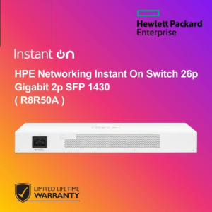 HPE Networking Instant On Switch 26p Gigabit 2p SFP 1430 ( R8R50A )