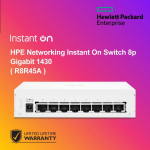 HPE Networking Instant On Switch 8p Gigabit 1430 ( R8R45A )