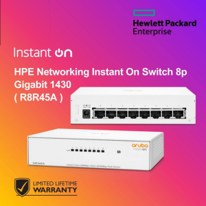HPE Networking Instant On Switch 8p Gigabit 1430 ( R8R45A )