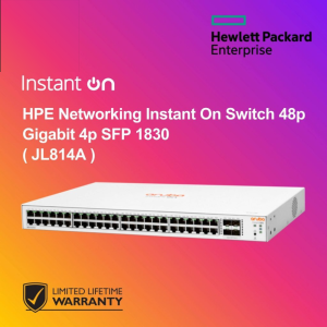HPE Networking Instant On Switch 48p Gigabit 4p SFP 1830 ( JL814A )