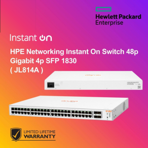 HPE Networking Instant On Switch 48p Gigabit 4p SFP 1830 ( JL814A )