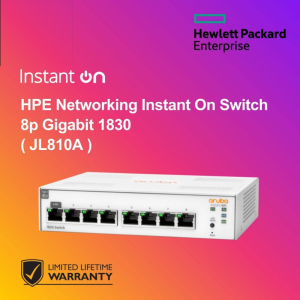 HPE Networking Instant On Switch 8p Gigabit 1830 ( JL810A )