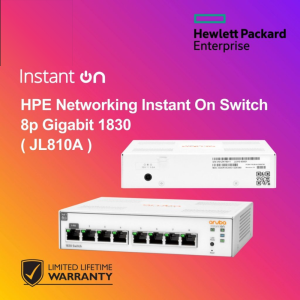 HPE Networking Instant On Switch 8p Gigabit 1830 ( JL810A )