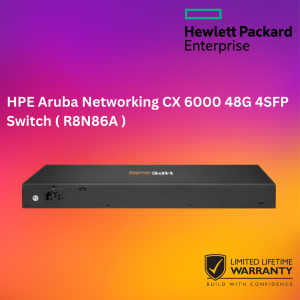 HPE Aruba Networking CX 6000 48G 4SFP Switch ( R8N86A )
