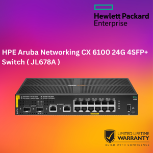 HPE Aruba Networking CX 6100 24G 4SFP+ Switch ( JL678A )