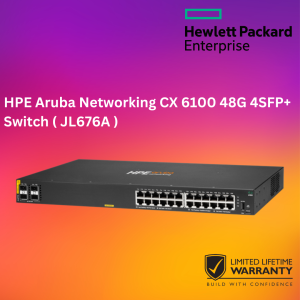 HPE Aruba Networking CX 6100 48G 4SFP+ Switch ( JL676A )
