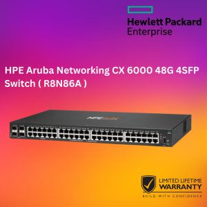 HPE Aruba Networking CX 6000 48G 4SFP Switch ( R8N86A )