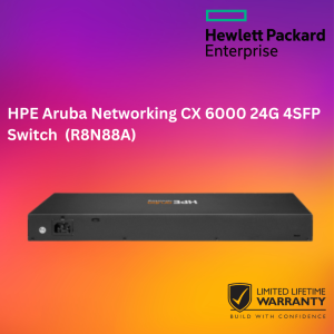 HPE Aruba Networking CX 6000 24G 4SFP Switch  (R8N88A)
