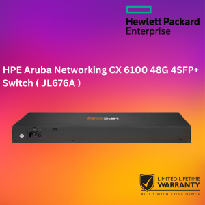 HPE Aruba Networking CX 6100 48G 4SFP+ Switch ( JL676A )