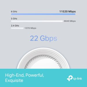 TP-Link Deco BE85 BE22000 Tri-Band Whole Home Mesh WiFi 7 System