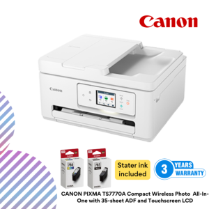 Copy of online img (32) CANON PIXMA TS7770A Compact Wireless Photo All-In-One with 35-sheet ADF and Touchscreen LCD
