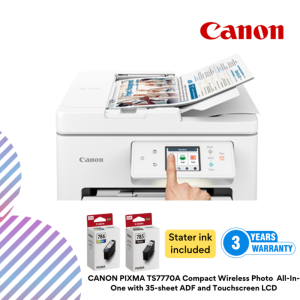 Copy of online img (33) CANON PIXMA TS7770A Compact Wireless Photo All-In-One with 35-sheet ADF and Touchscreen LCD