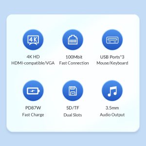 MDK-10P-1200-EN-2 (1) ORICO MDK-10P 10 In 1 Multifunctional Docking Station