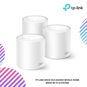 TP-Link Deco X10 AX1500 Whole Home Mesh Wi-Fi 6 System