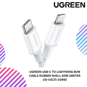 UGREEN USB-C TO LIGHTNING M/M CABLE RUBBER SHELL 60W