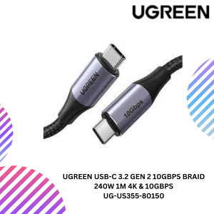 UGREEN USB-C 3.2 GEN 2 10GBPS BRAID 240W