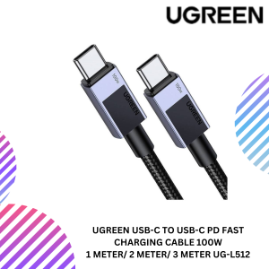 UGREEN USB-C TO USB-C PD FAST CHARGING CABLE 100W