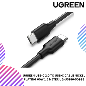 UGREEN USB-C 2.0 TO USB-C CABLE NICKEL PLATING 60W
