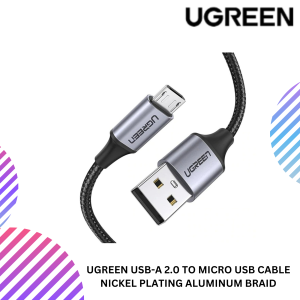 UGREEN USB-A 2.0 TO MICRO USB CABLE NICKEL PLATING ALUMINUM BRAID