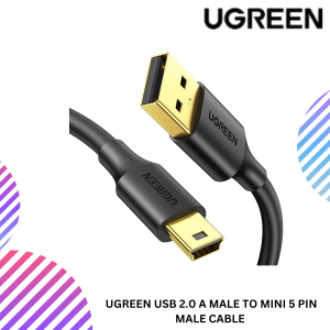 UGREEN USB 2.0 A MALE TO MINI 5 PIN MALE CABLE