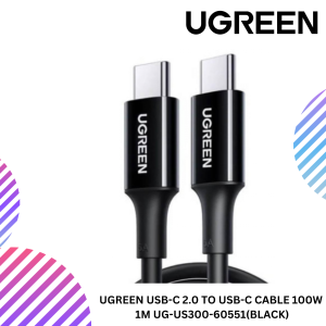 UGREEN USB-C 2.0 TO USB-C CABLE 100W
