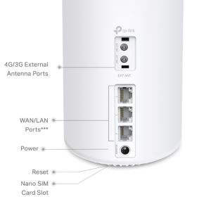 Deco X50 4G+ AX3000 Whole Home Mesh Wi-Fi 6 Router, Build-In 300Mbps 4G+ LTE Advanced Modem