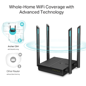 TP-LINK Archer C64 AC1200 Dual-Band Wi-Fi Router