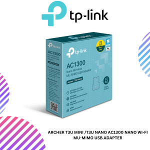 Archer T3U mini /T3U Nano AC1300 Nano Wi-Fi MU-MIMO USB Adapter