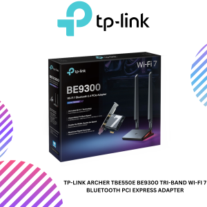 TP-Link Archer TBE550E BE9300 Tri-Band Wi-Fi 7 Bluetooth PCI Express Adapter