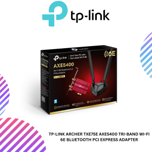 TP-Link Archer TXE75E AXE5400 Tri-Band Wi-Fi 6E Bluetooth PCI Express Adapter