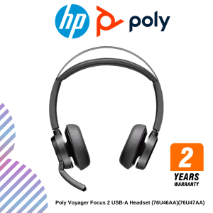 Poly Voyager Focus 2 USB-A / USB-C Headset (76U46AA)(76U47AA)