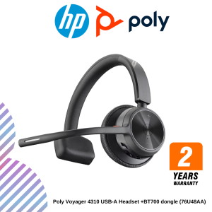 Poly Voyager 4310 USB-A Headset +BT700 dongle (76U48AA)