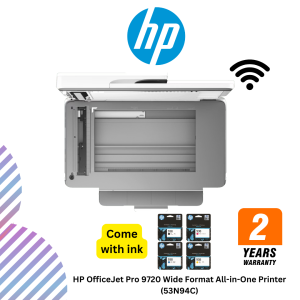 HP OfficeJet Pro 9720 A3 Wide Format All-in-One Printer (53N94C)