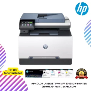 HP Color LaserJet Pro MFP 3303sdw Printer (499M6A) - Print, Scan, Copy