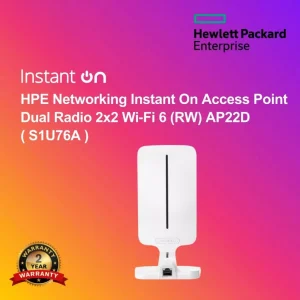 HPE Networking Instant On Access Point Dual Radio 2x2 Wi‑Fi 6 (RW) AP22D ( S1U76A )
