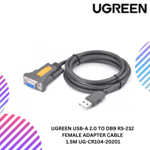 UGREEN USB-A 2.0 TO DB9 RS-232 FEMALE ADAPTER CABLE