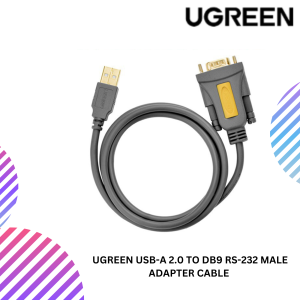 UGREEN USB-A 2.0 TO DB9 RS-232 MALE ADAPTER CABLE