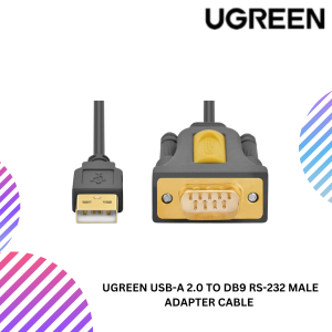 UGREEN USB-A 2.0 TO DB9 RS-232 MALE ADAPTER CABLE