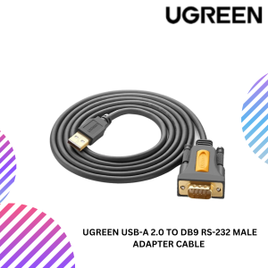 UGREEN USB-A 2.0 TO DB9 RS-232 MALE ADAPTER CABLE