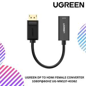 UGREEN DP TO HDMI FEMALE CONVERTER 1080P@60HZ