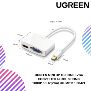 UGREEN MINI DP TO HDMI + VGA CONVERTER