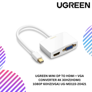 UGREEN MINI DP TO HDMI + VGA CONVERTER