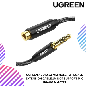 UGREEN AUDIO 3.5MM MALE TO FEMALE EXTENSION CABLE 1M NOT SUPPORT MIC