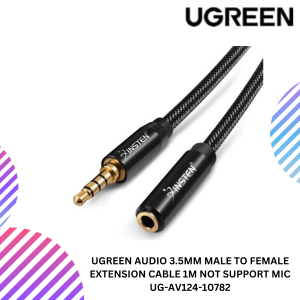 UGREEN AUDIO 3.5MM MALE TO FEMALE EXTENSION CABLE 1M NOT SUPPORT MIC