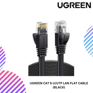 UGREEN CAT 6 U/UTP LAN FLAT CABLE (BLACK)