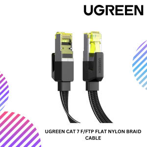 UGREEN CAT 7 F/FTP FLAT NYLON BRAID CABLE